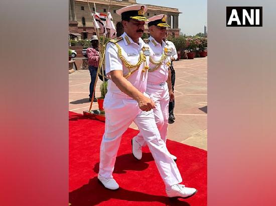 Admiral Dinesh K Tripathi takes charge as new Navy chief