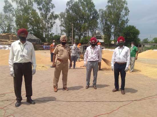 Ex-Servicemen on guard in Mandis to ensure smooth procurement of wheat 
