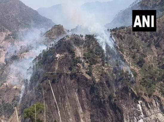 Fire breaks out in J-K's Tote forest belt