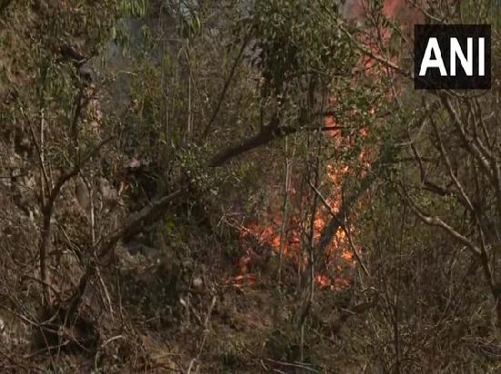J-K: Fire breaks out in forest area near Katra