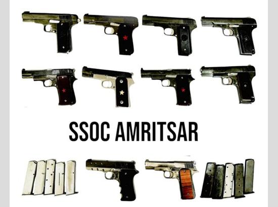 SSOC Amritsar Busts US-Backed Illegal Weapons Smuggling Module, Two ...
