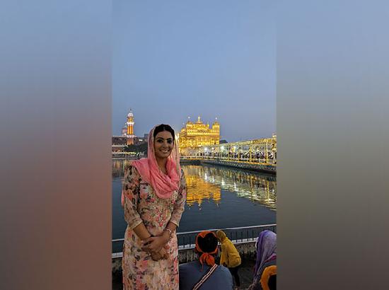 Geeta Basra visits Golden Temple ahead of 'Awasthi vs Awasthi' release