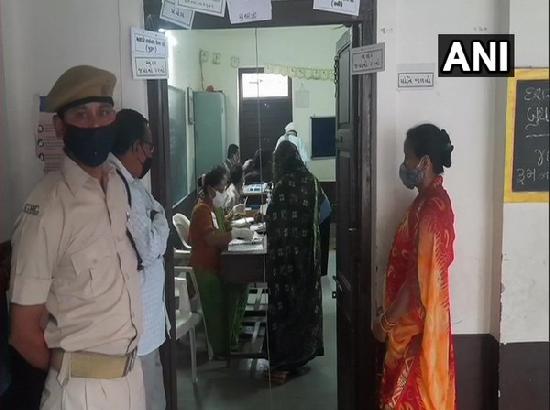 Voting underway for civic bodies in Gujarat's Vadodara