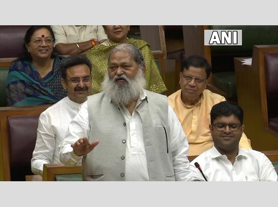 Anil Vij sets pre-conditions of completion of SYL & transfer of Hindi Speaking Area for transfer of Chandigarh to Punjab
