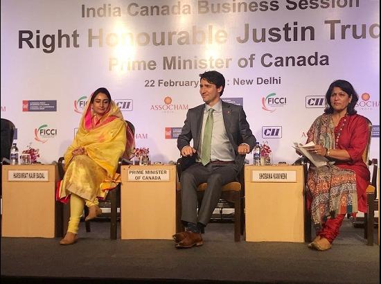 Harsimrat requests Justin Trudeau to start Amritsar - Toronto Air Canada flight