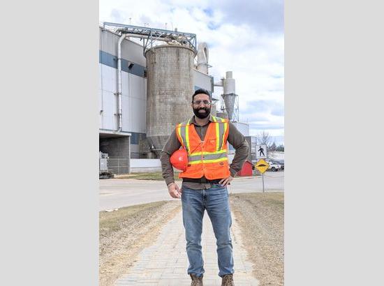 PU Alumnus Harpuneet Ghuman makes it to the Top 10 of Pulp & Paper Canada’s Under 40 Program