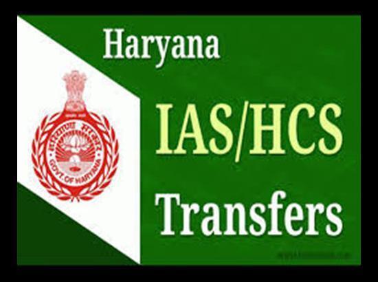  Seven IAS and 10 HCS officers transferred