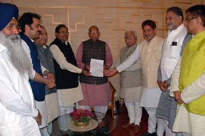 Haryana all party meeting held on the SYL canal issue 