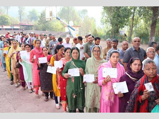 40.09 % voter turnout recorded in Phase 7 till 1 pm, Himachal Pradesh leads with 48.63 % t
