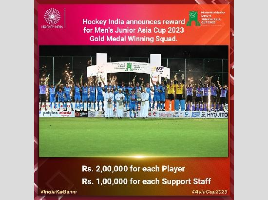 Hockey India announces cash prize for Men’s Junior Asia Cup hockey winning team