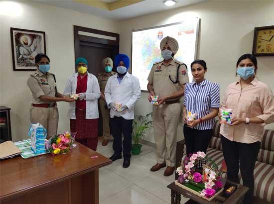 District Homeopathy Department provides  Immunity Booster medicine to district police