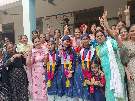 Govt School students shine in the Matric Board exams
