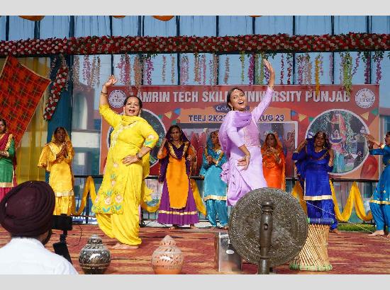The festival of Teej was celebrated with zest
