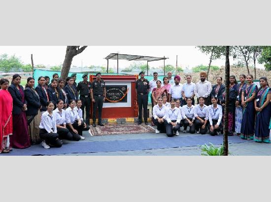 Lt Gen Kabthiyal lays foundation stone for New Girls Hostel at Army College of Nursing 