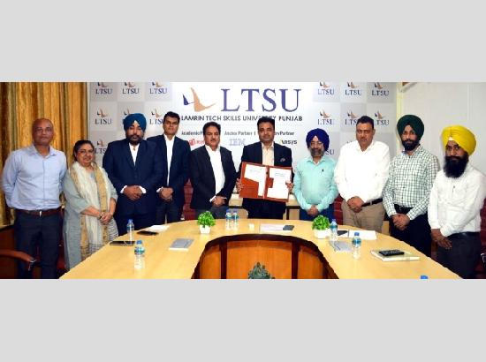 LamrinTech Skills University Punjab signed MoU with ITEES Singapore to support 1.5 lac students in Punjab
