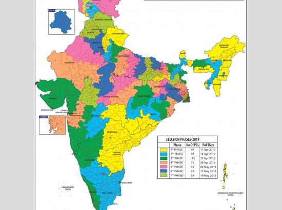 54 Parliamentary Constituencies grown over various General Elections since 1951