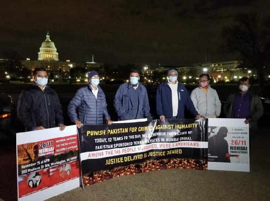 'We want justice': Indian-Americans protest against Pak on 26/11 anniversary