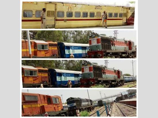 Amid curfew, RPF steps vigil over parked trains, coaches converted into Isolation Wards