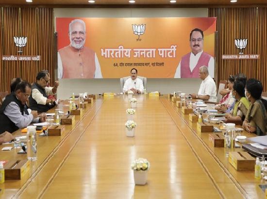BJP workers making immense contribution to combat COVID-19 under PM's guidance, says JP Nadda
