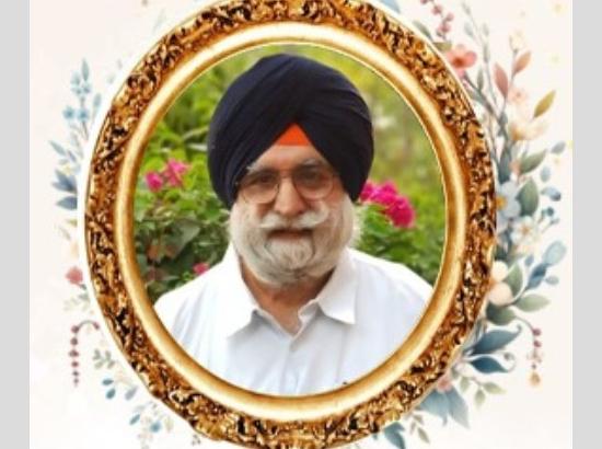 Ashes of Sardar Jasjit Singh Samundri to be immersed at Kiratpur Sahib on Dec 9