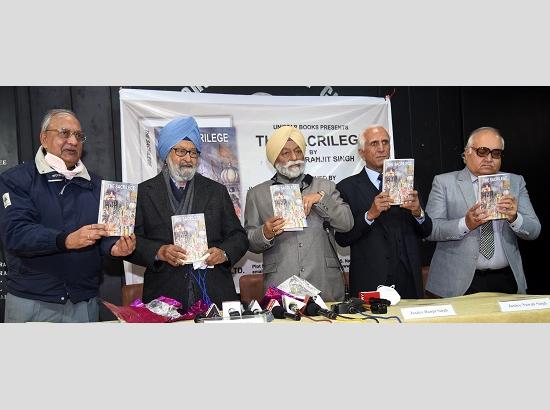 Justice Ranjit Singh launches his book ‘The Sacrilege’