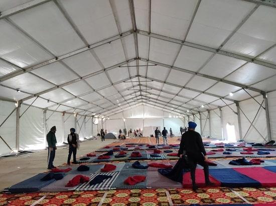 Khalsa Aid to accommodate 800 plus farmers on Tikri border through a shelter home