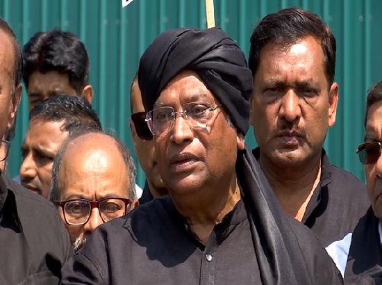 Wearing black clothes to show democracy being trampled in country: Kharge as opposition attempts unity show