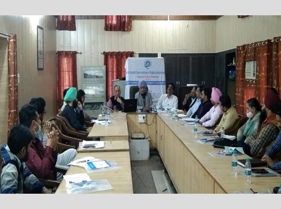 MGSIPA Regional Centre Bathinda organises 3–Day Training Programme for District Resource persons under RTI Act-2005 at Faridkot