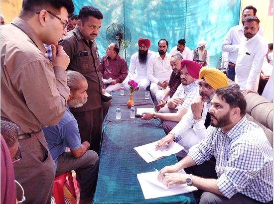 MLA, DC hold Suvidha Camp, solves people’s problem on the spot

