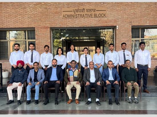 13 students of MRSPTU placed in Trident Group, Fitelo Company through campus placement drive
