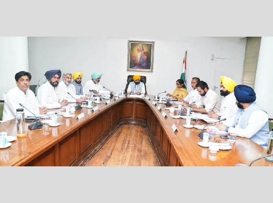Bhagwant Mann Cabinet meeting begins 