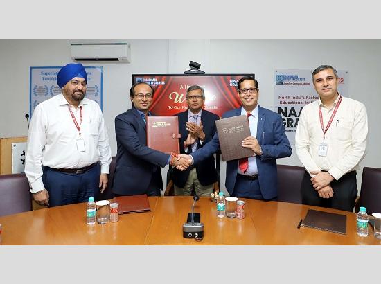 CGC Jhanjeri Campus & Marwadi University signs MoU in fields of Academia, Technology & Research