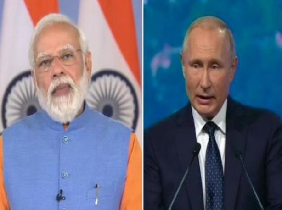 PM Modi speaks with Russian President, suggests direct talks with President Zelenskyy to a