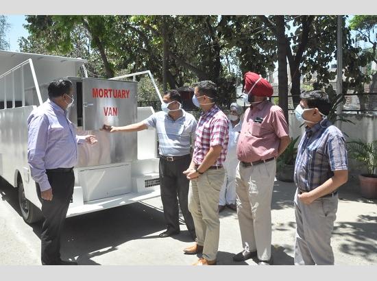 Jalandhar DC flags off mortuary van to provide free-of-cost services to deceased of COVID-19 virus