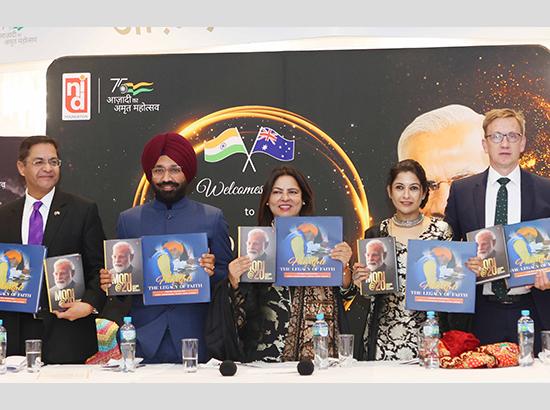 Melbourne: NID foundation unveils 'Heartfelt- The Legacy of faith' A book showcasing PM Modi’s relationship with the Sikh community  