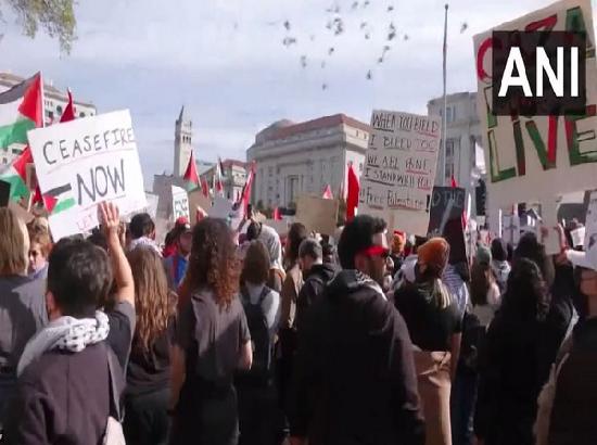 Protestors storm streets of American cities to criticise Israel's military campaign in Gaza
