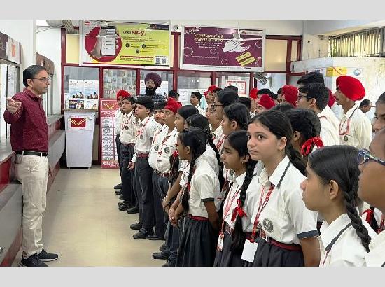 VWS students mark National Postal Day with Post Office visit