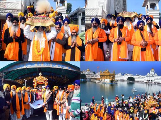SGPC organises Nagar Kirtan on the occasion of birth anniversary of Sri Guru Gobind Singh Ji

