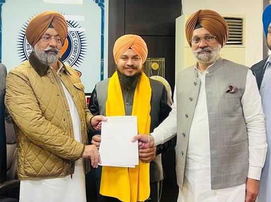Navneet Singh appointed Vice Chairman of  DSGMC’s Dharam Parchar sub-committee