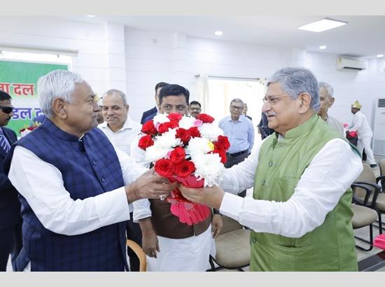 Nitish Kumar unanimously elected as leader of the JD(U) Legislature Party