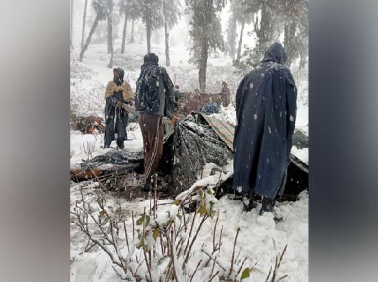 4 nomadic families stuck in snowstorm rescued in J-K's Budgam
