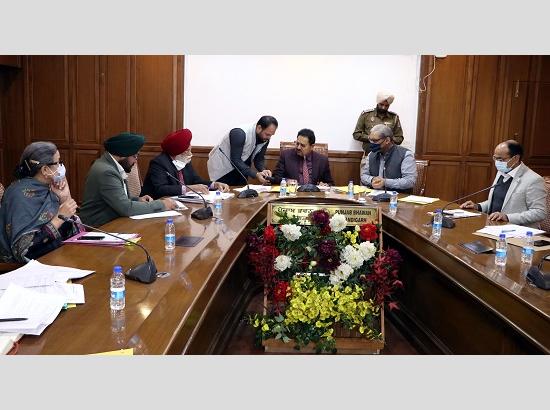 OP Soni fixes deadline for completion of Maternal and Child Hospital Kharar and District Hospital Fatehgarh Sahib 