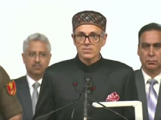 Omar Abdullah sworn in as Chief Minister of Union Territory Jammu and Kashmir; Watch Video