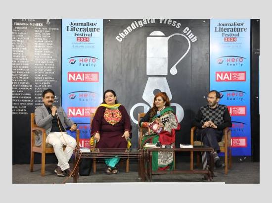 Three day Journalists' Literature Festival concludes at Chandigarh Press Club
