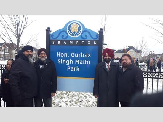 Canada: Park named after first turbaned Sikh MP 
