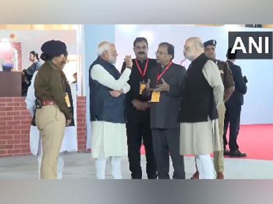 PM Modi, Amit Shah inspect exhibition on implementation of new criminal laws in Chandigarh; Watch Video