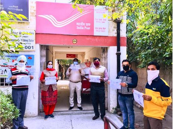 Postal Deptt celebrates cleanliness fortnight to create hygienic atmosphere

