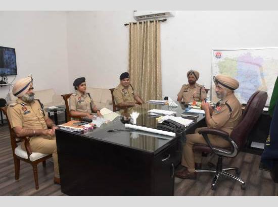 DGP reviews policing and law and order situation in Patiala Range