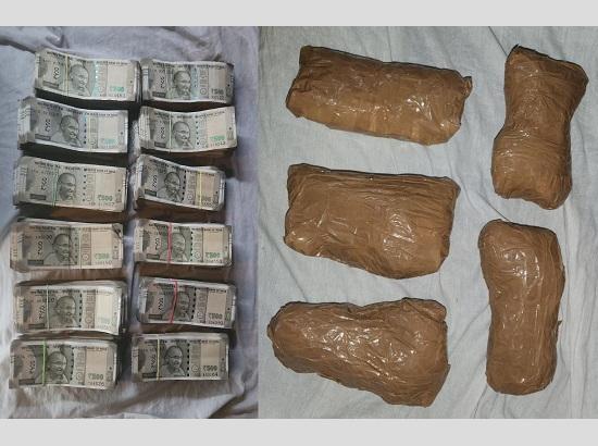 Trans-border drug smuggling network busted; 1 held with 5 kg heroin, Rs 12.15 lakh drug money