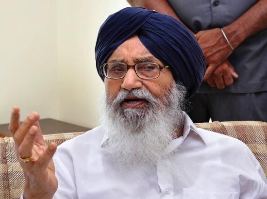 Sink differences to unitedly fight Center’s onslaught on Punjab: Parkash Badal to political parties 
